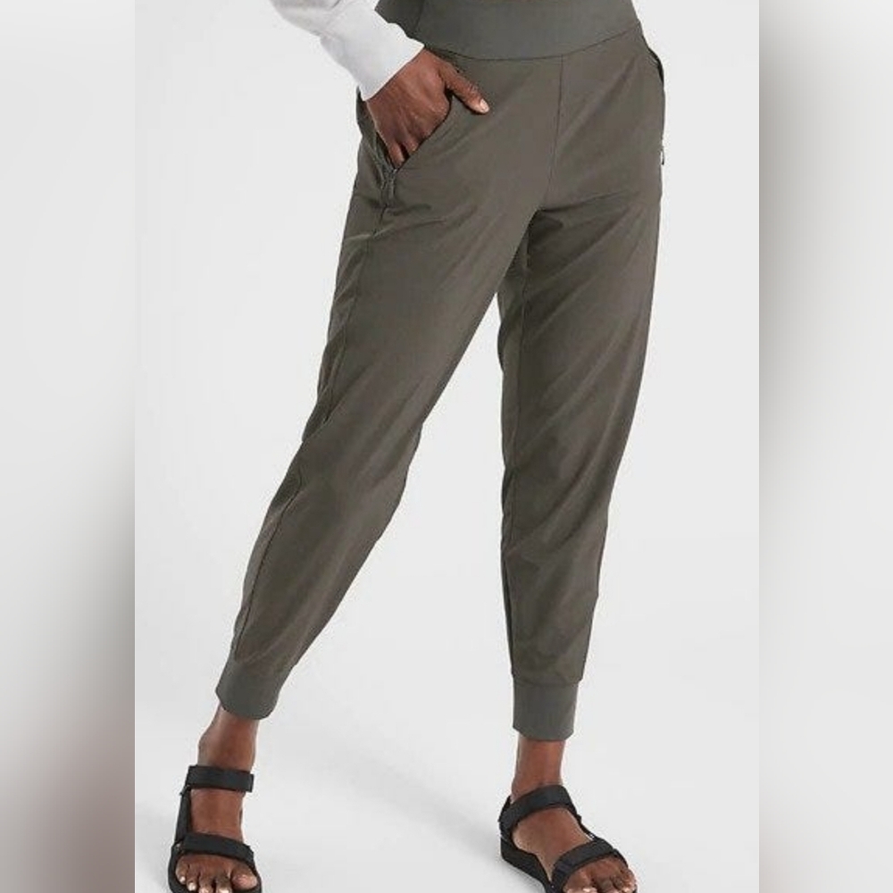 Athleta Lined Soho Jogger - Wine Color